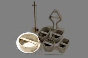 Reservdel - Material: GFK, Aluminum casting, Polyethylen, Utförande: Test specimen A, Test specimen B, Test specimen C, Test specimen D, V-shaped test specimen, Test specimen E, Screw handle - bild 6