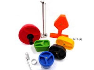 Reservdel - Material: GFK, Aluminum casting, Polyethylen, Utförande: Test specimen A, Test specimen B, Test specimen C, Test specimen D, V-shaped test specimen, Test specimen E, Screw handle - bild 14