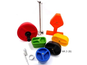 Reservdel - Material: GFK, Aluminum casting, Polyethylen, Utförande: Test specimen A, Test specimen B, Test specimen C, Test specimen D, V-shaped test specimen, Test specimen E, Screw handle - bild 15
