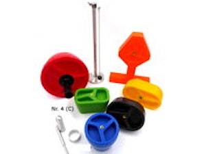 Reservdel - Material: GFK, Aluminum casting, Polyethylen, Utförande: Test specimen A, Test specimen B, Test specimen C, Test specimen D, V-shaped test specimen, Test specimen E, Screw handle - bild 18