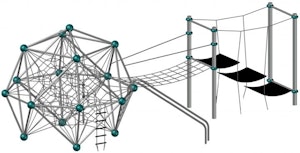 Studsmatta Climbing net SPACEBALL M.01 - bild 1