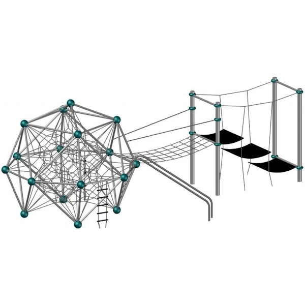 Studsmatta Climbing net SPACEBALL M.01