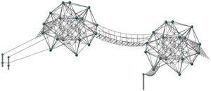 Studsmatta Climbing net SPACEBALL L.02 - bild 1