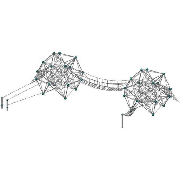 Studsmatta Climbing net SPACEBALL L.02