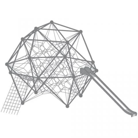 Studsmatta Climbing net SPACEBALL XL.01