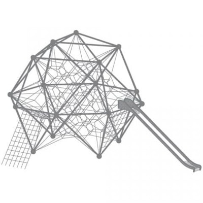 Studsmatta Climbing net SPACEBALL XL.01