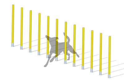 slalomstolpar (12 st)