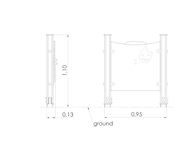 Lekpanel Aktivitetsvägg Känslor