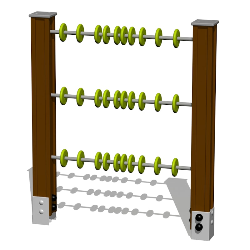 Lekpanel Aktivitetsvägg Räkeringar - bild 2