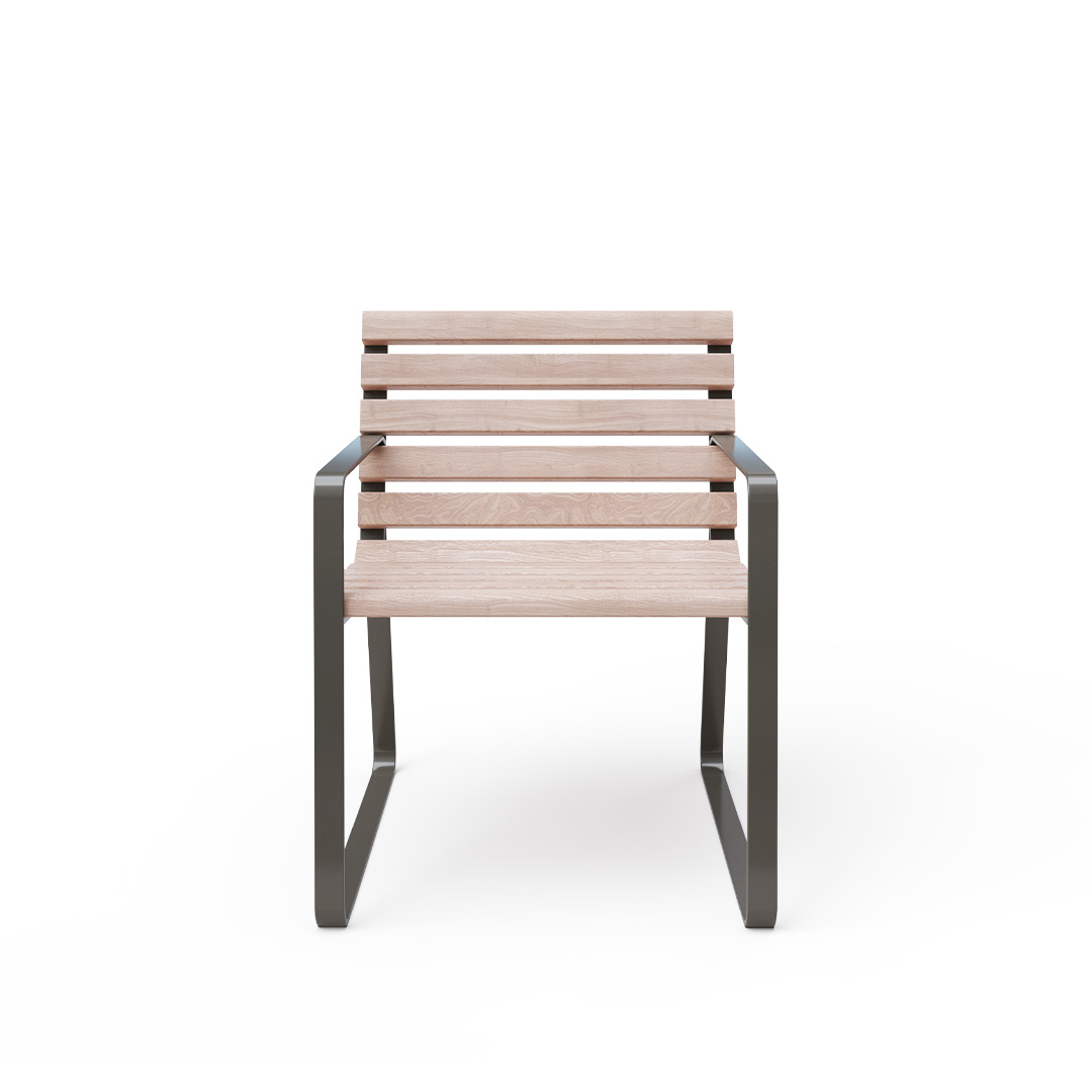 Parkbänk Olrun 0,6 m