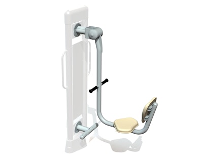 Sittande cykeltränare