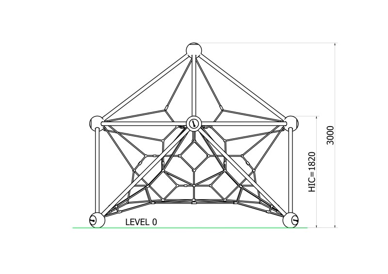 Klätterpyramid Pinto 30
