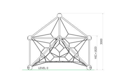 Klätterpyramid Pinto 30