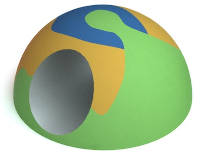 Gummikulle 1200 med tub