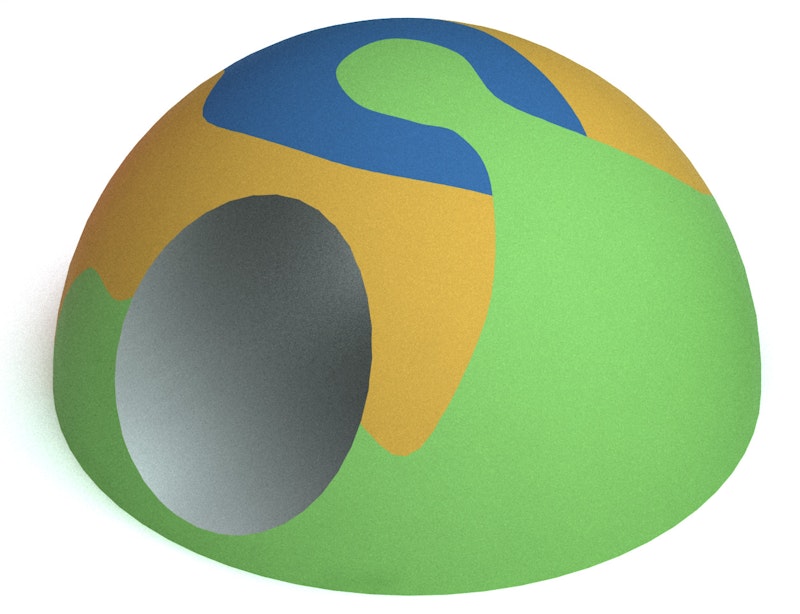 Gummikulle 1200 med tub