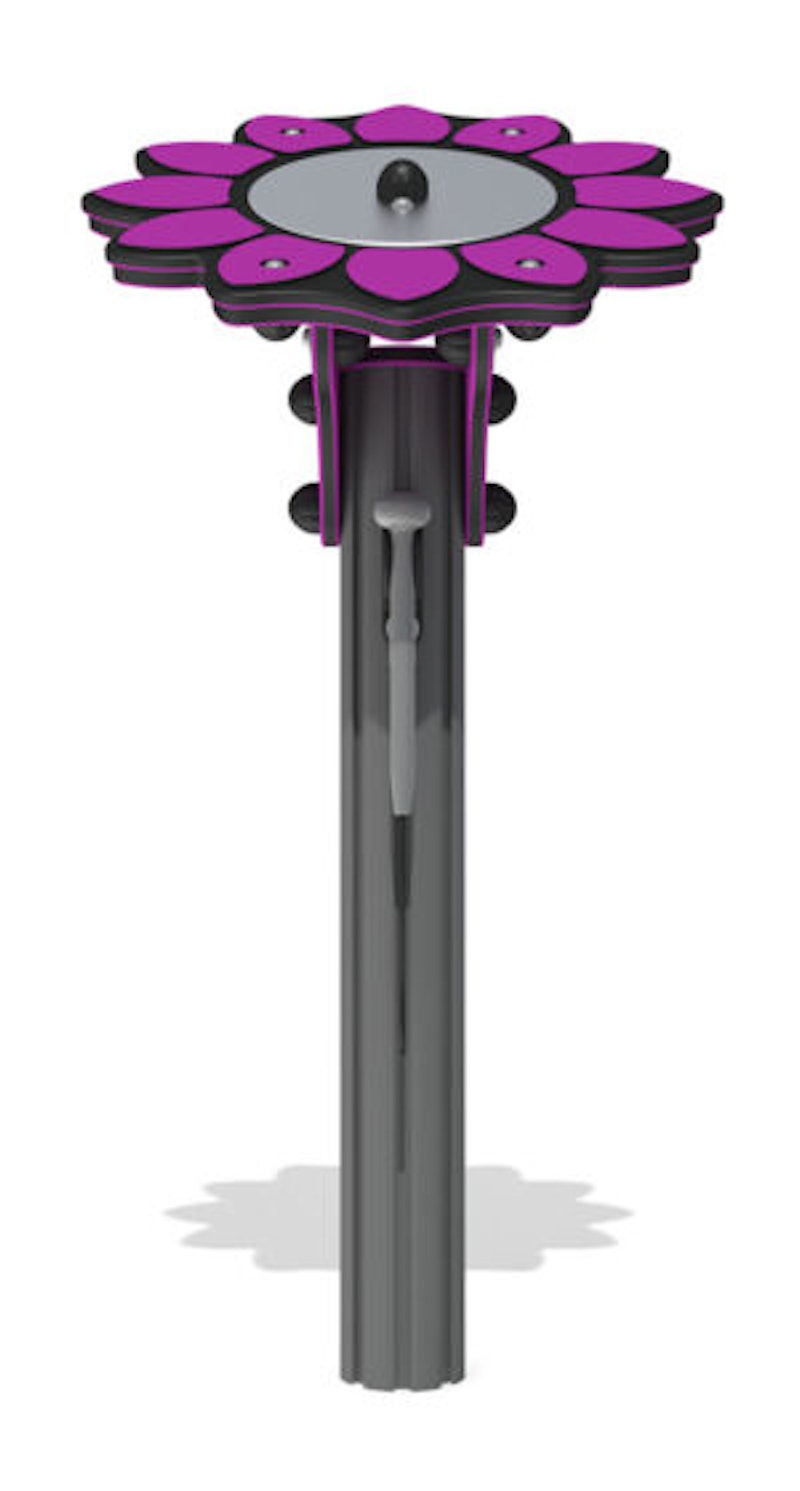 Virtuoso Cymbal Flower with Alu Post