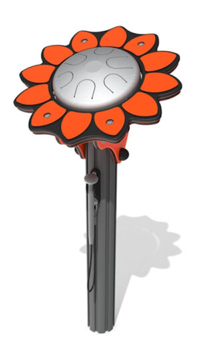 Virtuoso Tongue Drum Flower with Alu Post