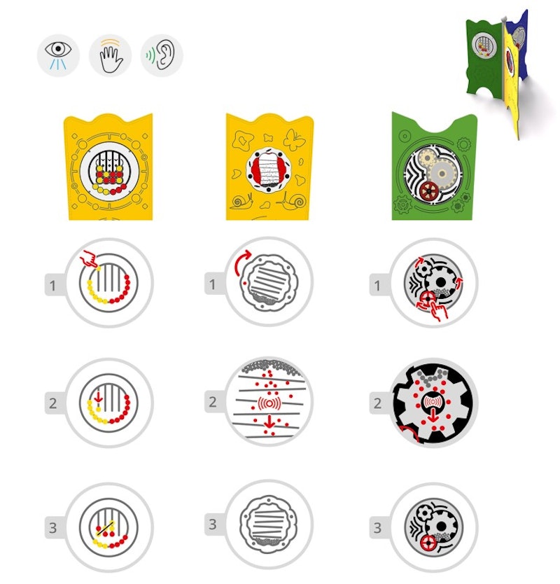 Sensorisk bräda MUTAJ 3B - bild 3