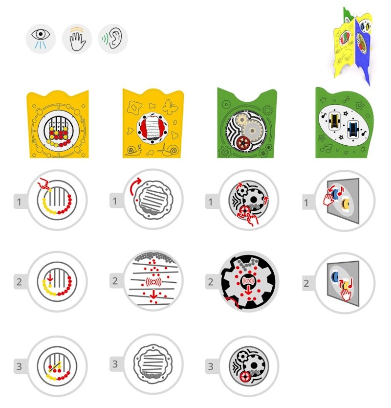 Sensorisk bräda MUTAJ 4a - bild 3