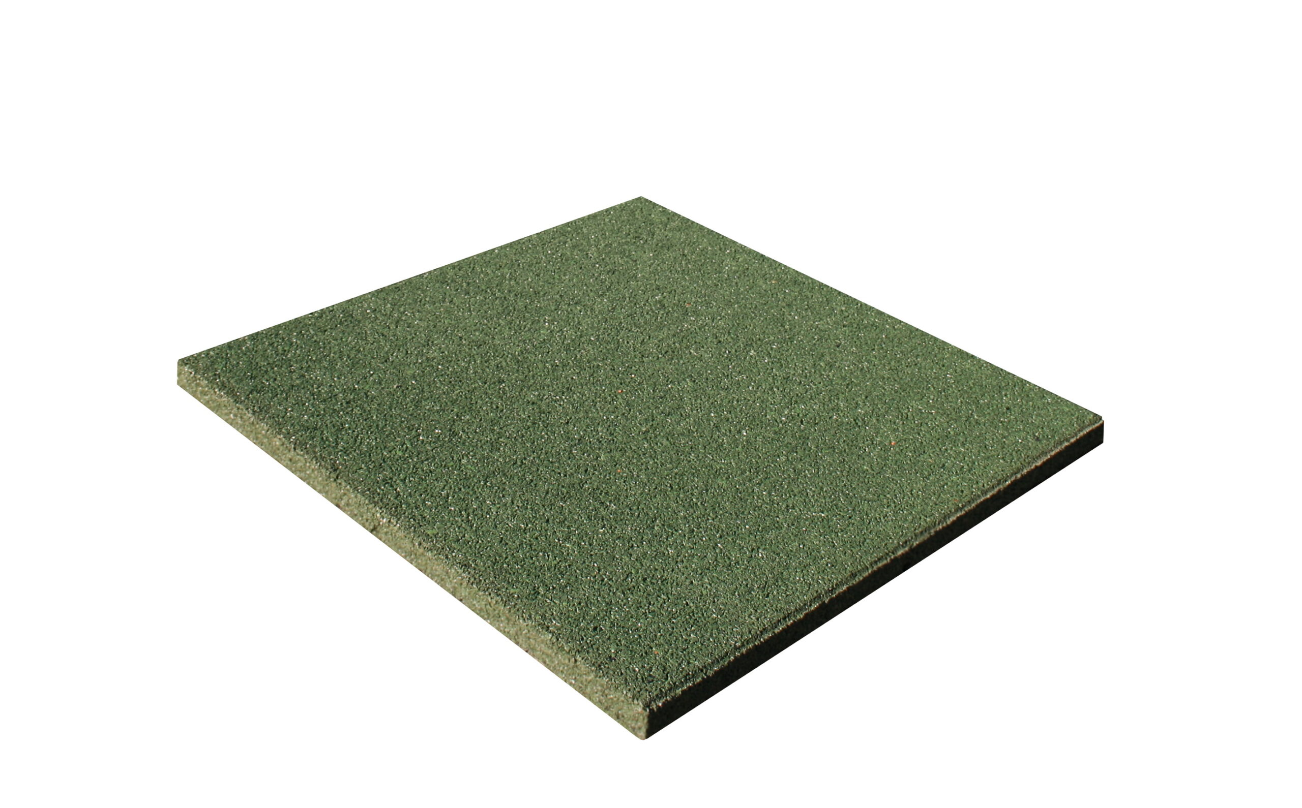 Stötdämpande gummiplatta 500 x 500 mm 20 mm grön/grå (m2)