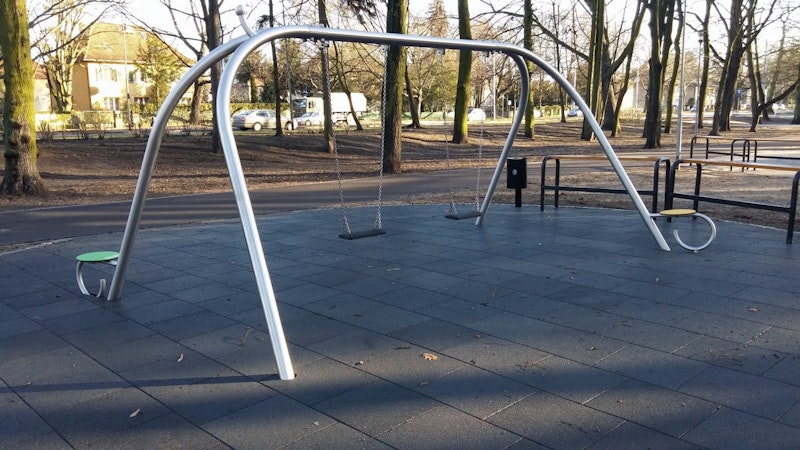 Gummiplatta Fallskyddsplatta 500 x 500 x 60 mm - bild 10