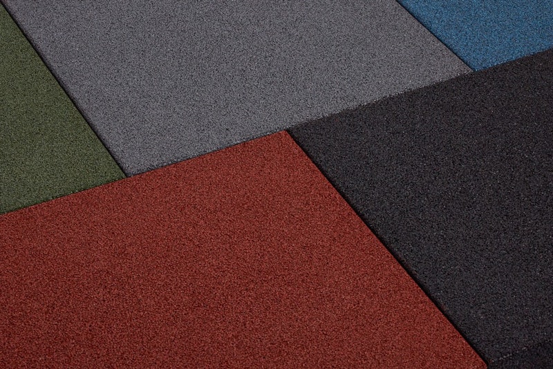 Gummiplatta Fallskyddsplatta 500 x 500 x 75 mm - bild 9