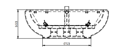Blomlåda Vanda 1,3x1,3 m