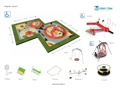 Tillgänglig lekutrustning Integrado 3