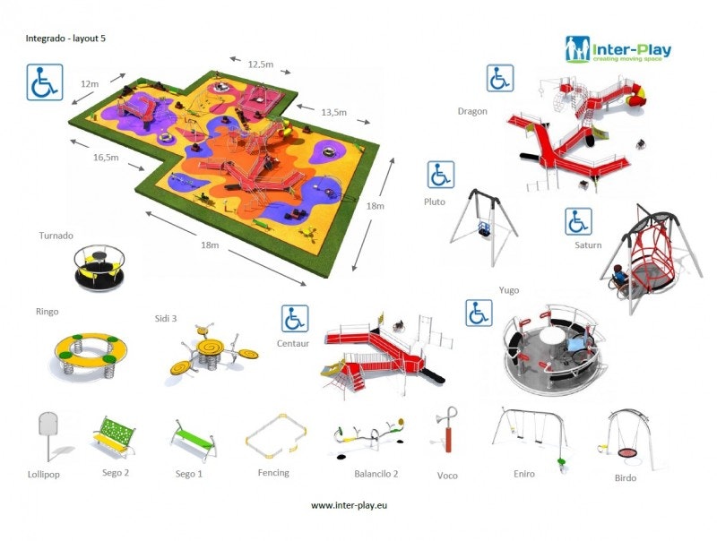 Tillgänglig lekutrustning Integrado 5 - bild 4