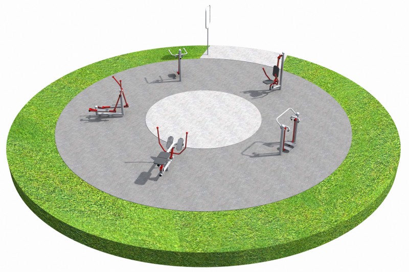 Träningsredskap Träningsstation Fitness 1