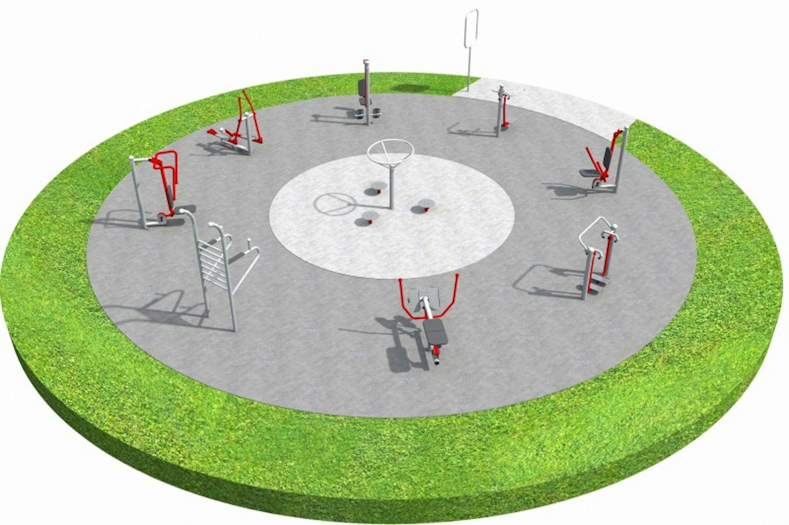 Träningsredskap Träningsstation Fitness 2