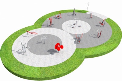 Träningsredskap Träningsstation Fitness 3