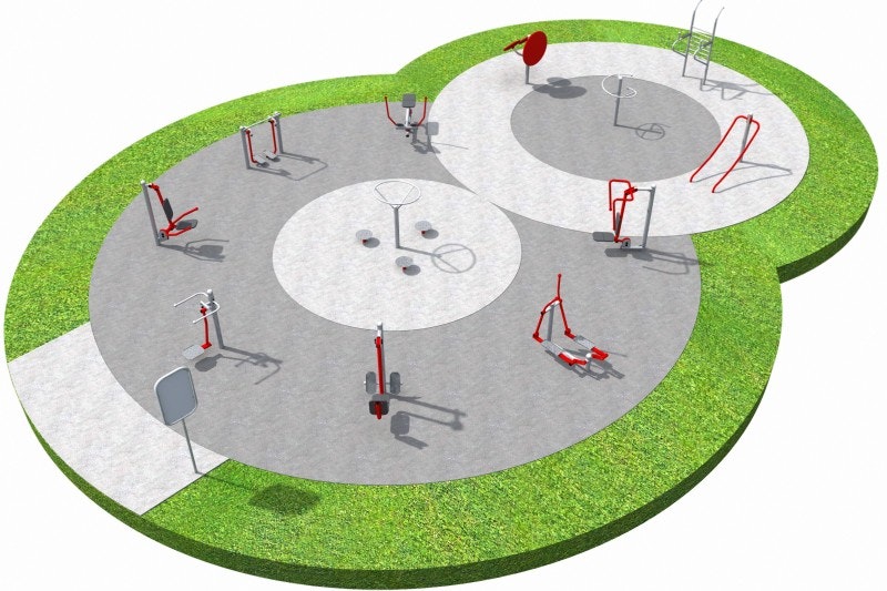 Träningsredskap Träningsstation Fitness 3 - bild 2