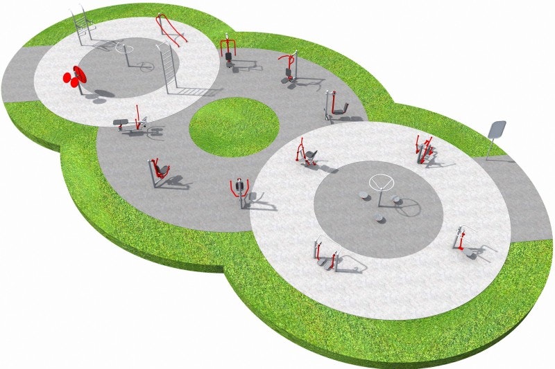 Träningsredskap Träningsstation Fitness 4 - bild 2