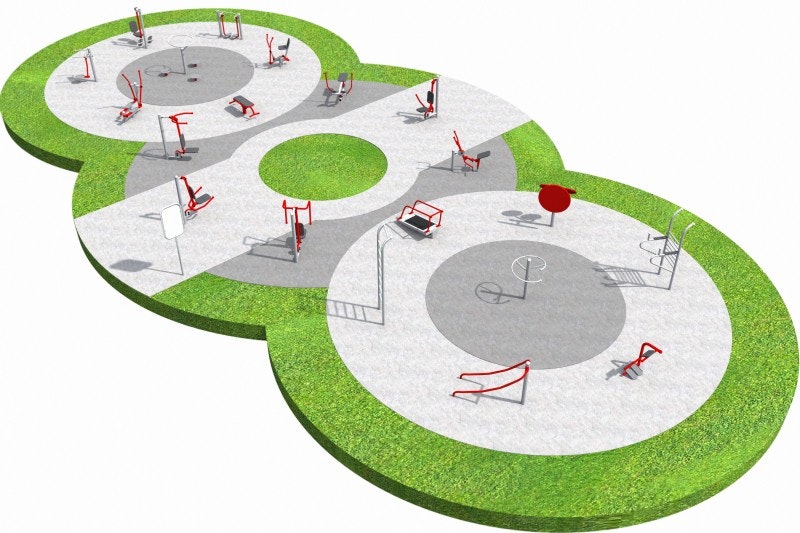 Träningsredskap Träningsstation Fitness 5