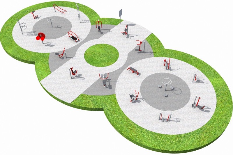 Träningsredskap Träningsstation Fitness 5 - bild 2