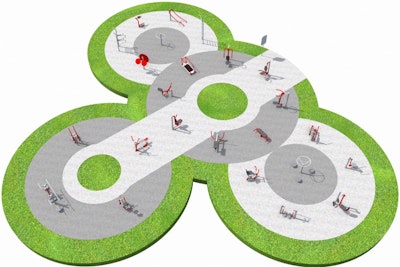 Träningsredskap Träningsstation Fitness 6