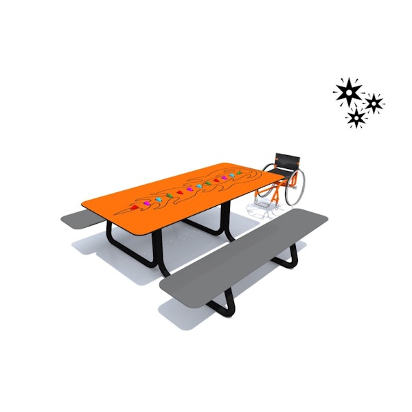 Parkbänk bord FESTO LUMO