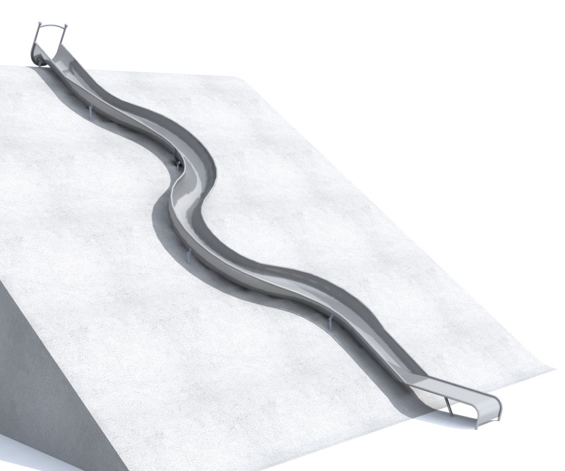 Släntrutschkana GLITI-S 8,94 m