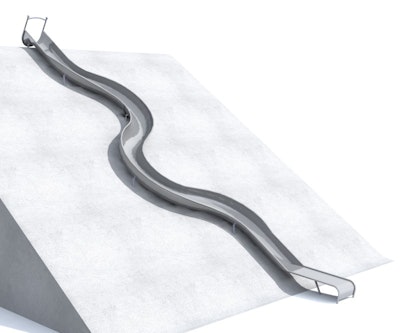 Släntrutschkana GLITI-S 8,94 m