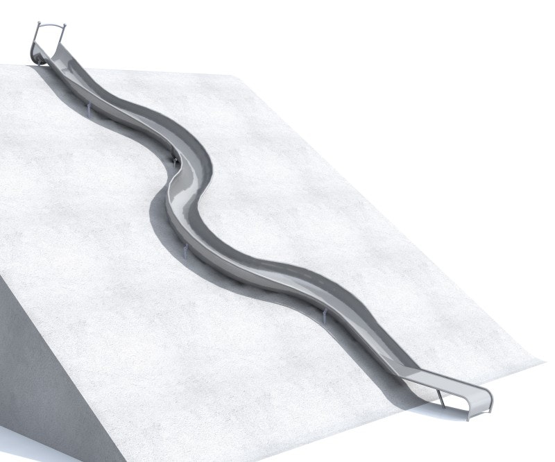 Släntrutschkana GLITI-S 8,94 m