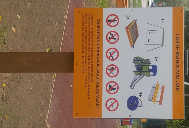 Informationsskylt Wilma 50x50 cm - bild 2