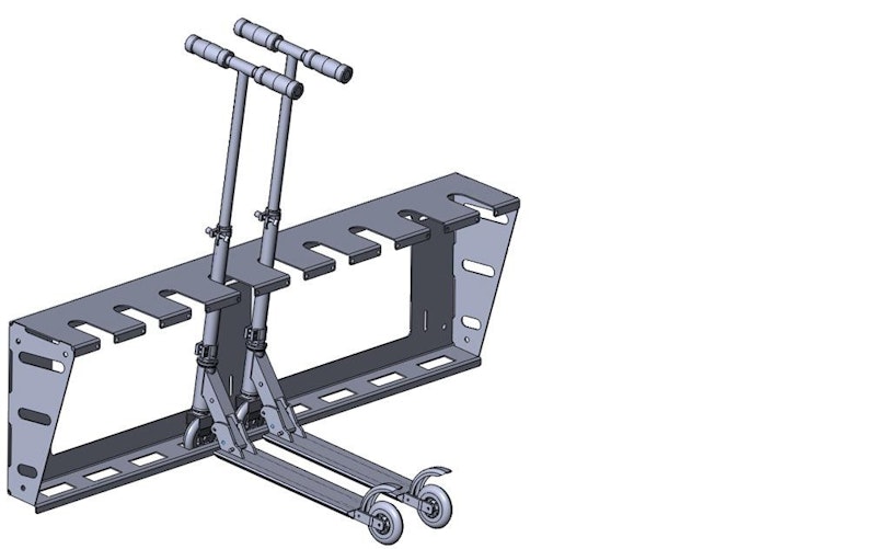 Sparkcykelställ Arna 9 vägg - bild 2