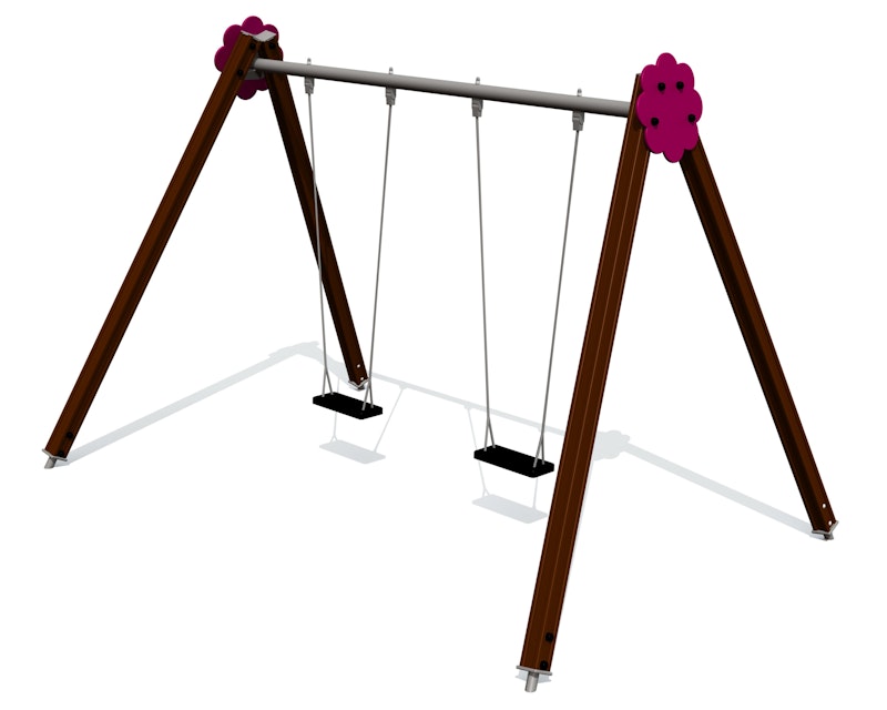 Gunga BELL-FLOWER 2 places, h 2,3m (without seats and fittings) - bild 4