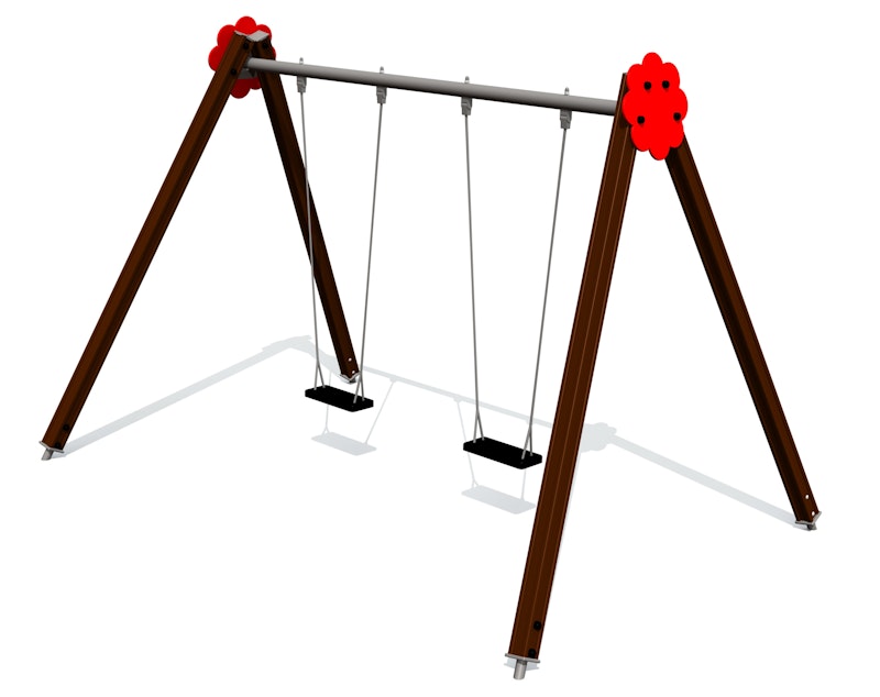 Gunga BELL-FLOWER 2 places, h 2,3m (without seats and fittings) - bild 7