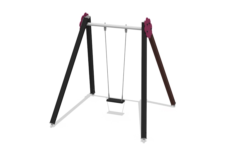 Gungställning Bell-Flower 1 plats, stålfästen (utan sits och beslag) - bild 8