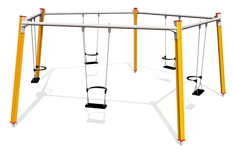 Gungställning Cirkelgunga 5 platser (med sittplatser) - bild 5
