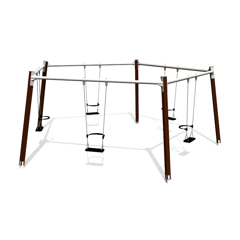 Gungställning Cirkelgunga 5 platser (med sittplatser) - bild 2