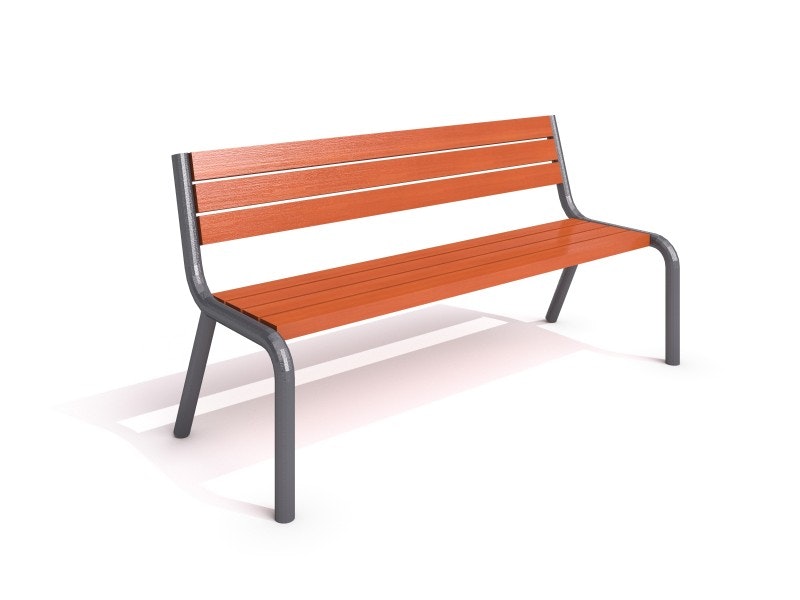 Parkbänk stål 12 - bild 2