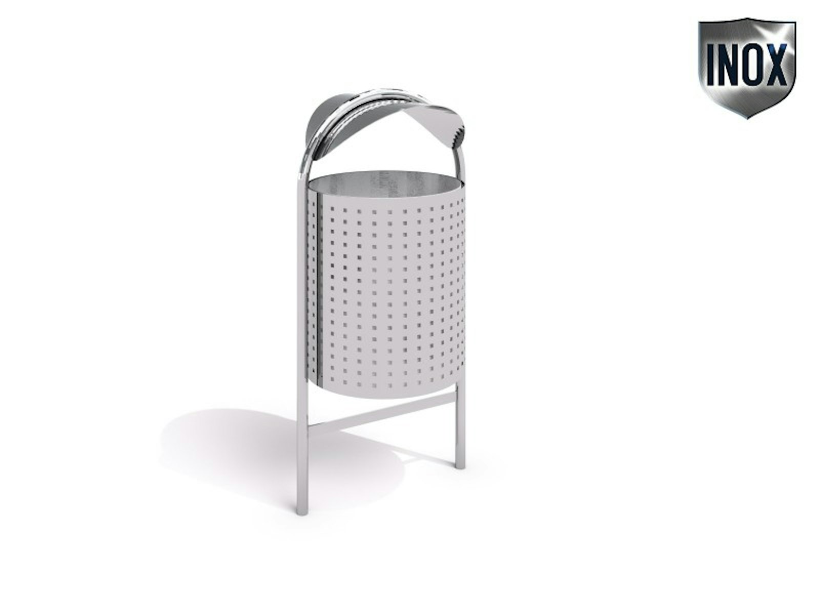 Stainless steel trash bin 06